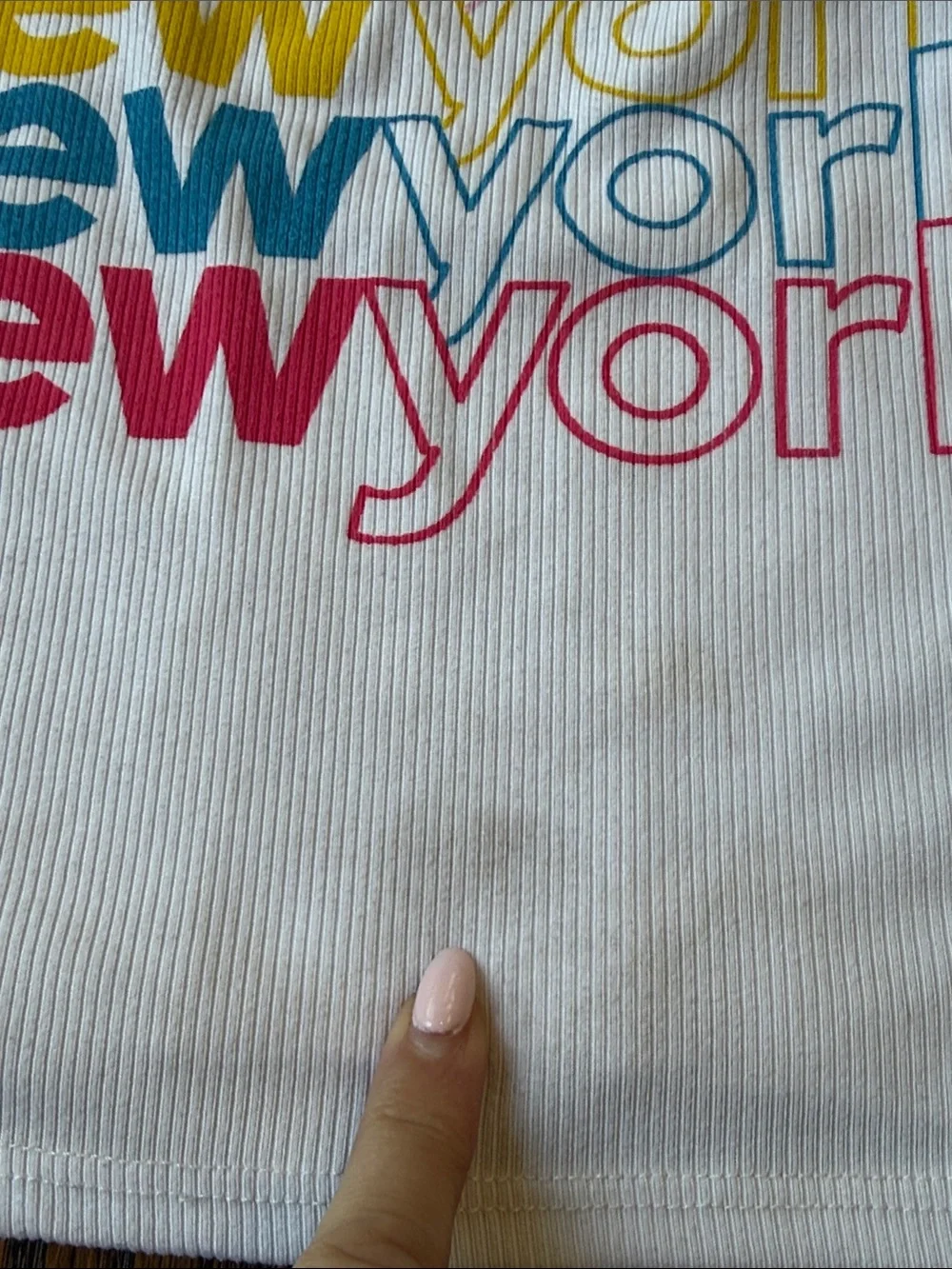 Revelation white ribbed